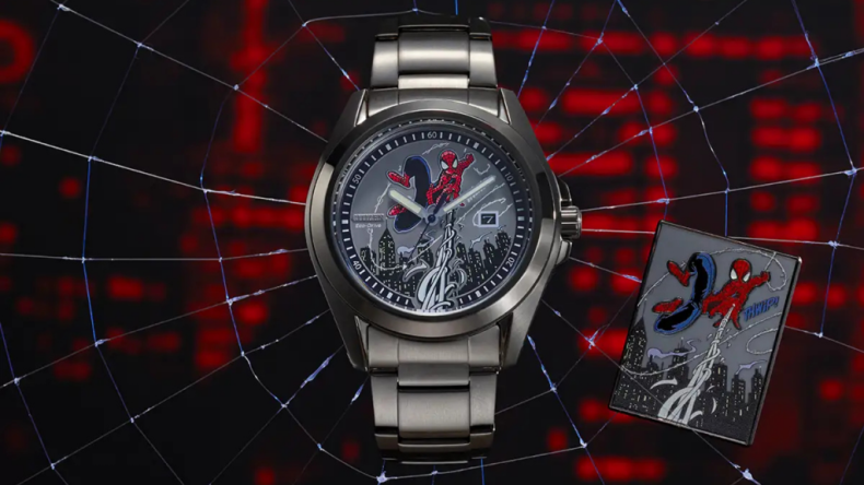 Citizen представила новые часы Spider-Man с циферблатом в стиле комиксов, светящимся в темноте