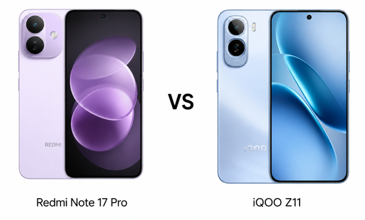 Redmi Note 17 Pro и iQOO Z11 сравнили по характеристикам, камерам, батарее и цене