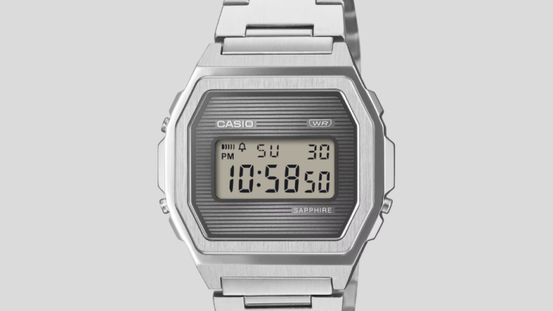 Casio выпустила часы Vintage A1000SP-7 с премиальным цельнометаллическим корпусом и сапфировым стеклом