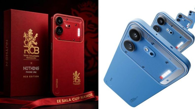 Nothing показала тизер смартфона Phone (4b) RCB Edition с матовой красной отделкой