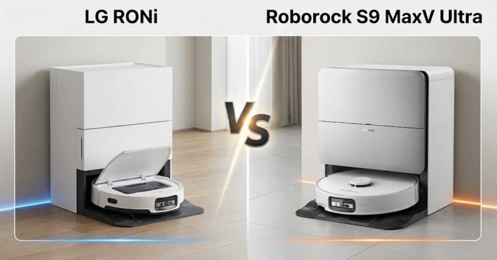 LG RONi и Roborock S9 MaxV Ultra
