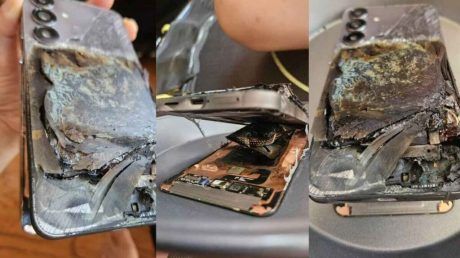 Galaxy S25+ загорелся при зарядке, Samsung винит владельца
