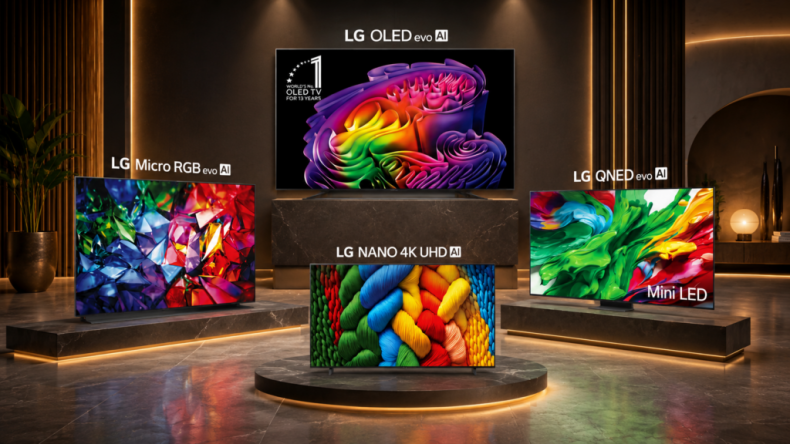 LG представила 25 крупноформатных AI-телевизоров 2026 года с флагманской Mini LED-моделью на 115 дюймов