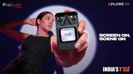 Lava представила TWS-наушники Probuds Xplore 25° со встроенным дисплеем и автономностью до 50 часов