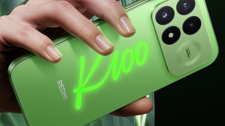 Redmi K100 Pro получил светящееся в темноте покрытие для световых рисунков