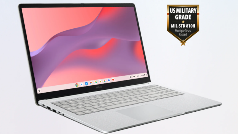 Новый Chromebook Asus получил ИИ Google, автономность до 12,5 часа и защищённый корпус