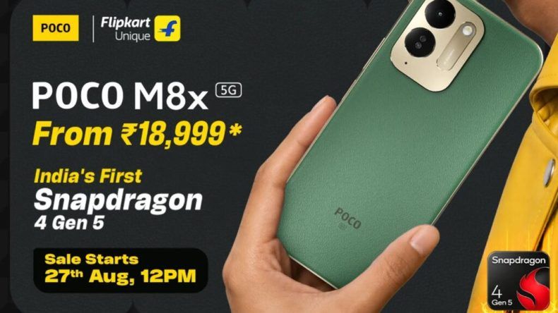 Poco M8x 5G представлен с батареей 7900 мА·ч и экраном 120 Гц