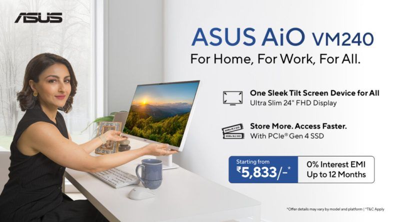Новый моноблок Asus представлен для обновления рабочего стола