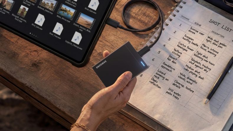 Samsung представила портативные SSD P9 и P7 с USB4 и скоростью до 4000 МБ/с