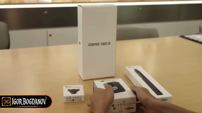 DJI Osmo 360 II засветилась на видео с увеличенной батареей