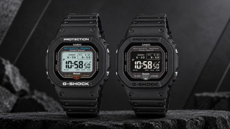 Casio представила две G-Shock 5600 с MIP-экранами и солнечной зарядкой