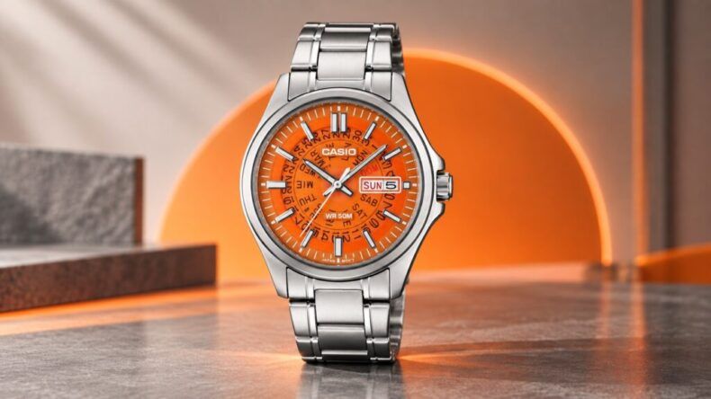 Casio представила пять моделей MTP-E740 с яркими циферблатами