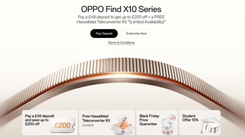 Oppo Find X10: в Великобритании открыли предзаказы и раскрыли версии