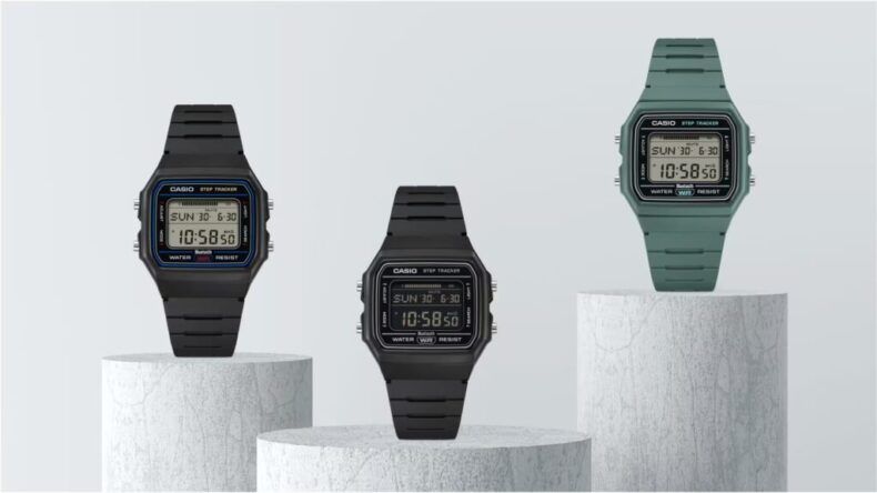 Casio FB100W: в США вышли три доступные модели с Bluetooth и шагомером