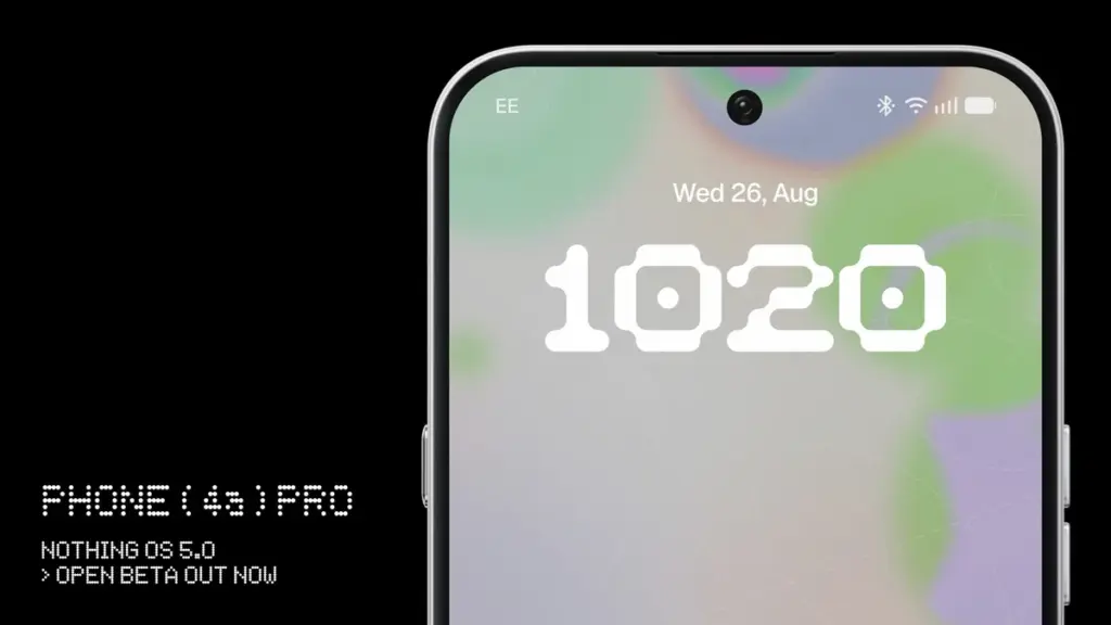 Nothing OS 5.0 Open Beta for Phone 4a Pro