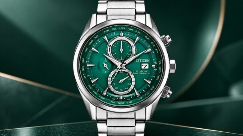 Citizen Eco-Drive: зелёный циферблат и радиосинхронизация в США