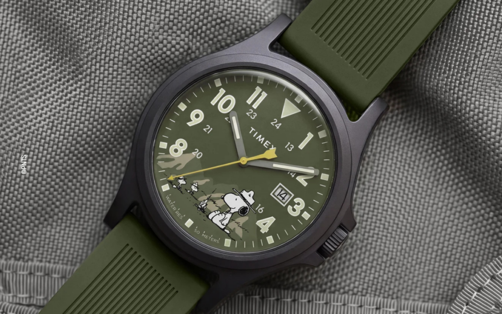 Timex выпустила в США две версии Expedition Acadia с героями Peanuts
