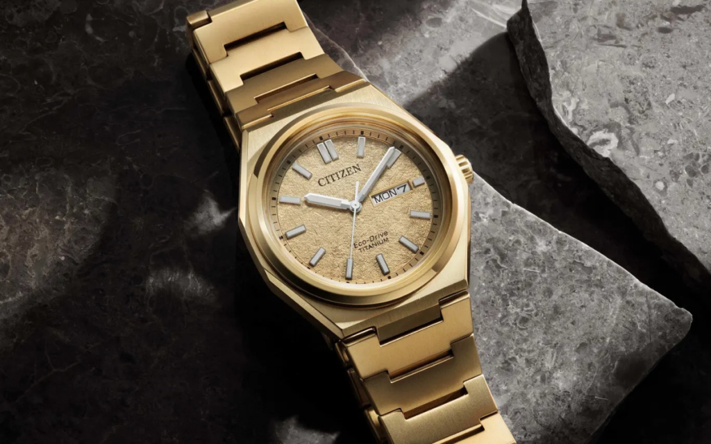 Citizen выпустила золотистые Zenshin из Super Titanium в стиле 1970-х