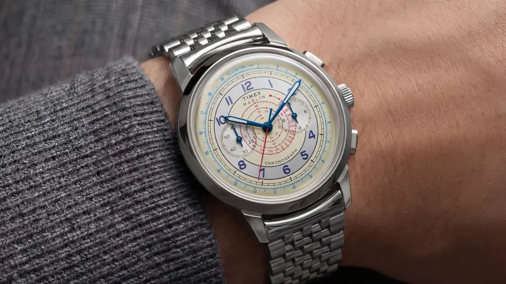 Timex представила три хронографа Marlin с ретро-циферблатами