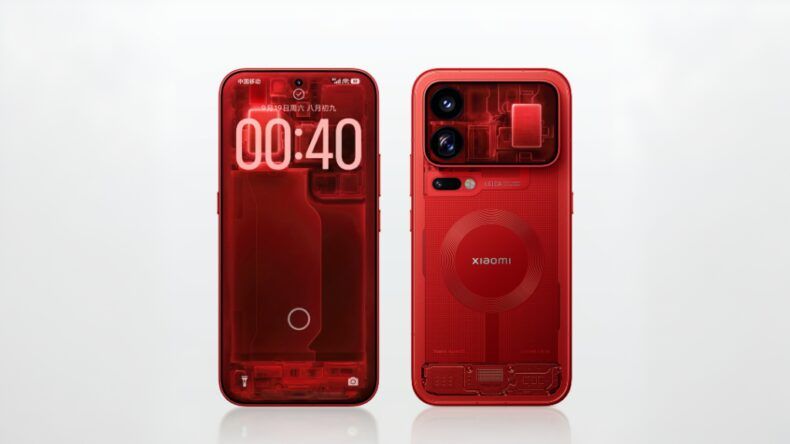 Xiaomi 18 Pro и Pro Max получили красную прозрачную спецверсию
