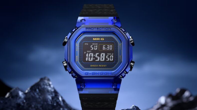 Casio представила лимитированные G-Shock из синего сапфира