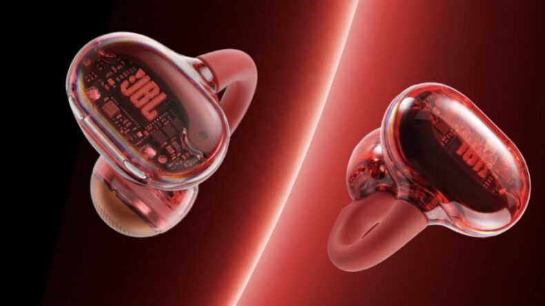 JBL Soundgear Clips получили версию Tourmaline Red с титановым покрытием