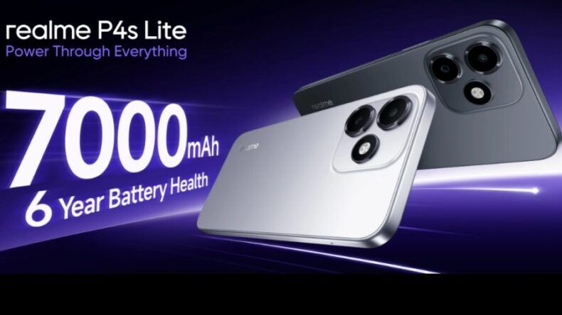 Realme P4s Lite представлен с экраном 120 Гц и батареей 7000 мА·ч