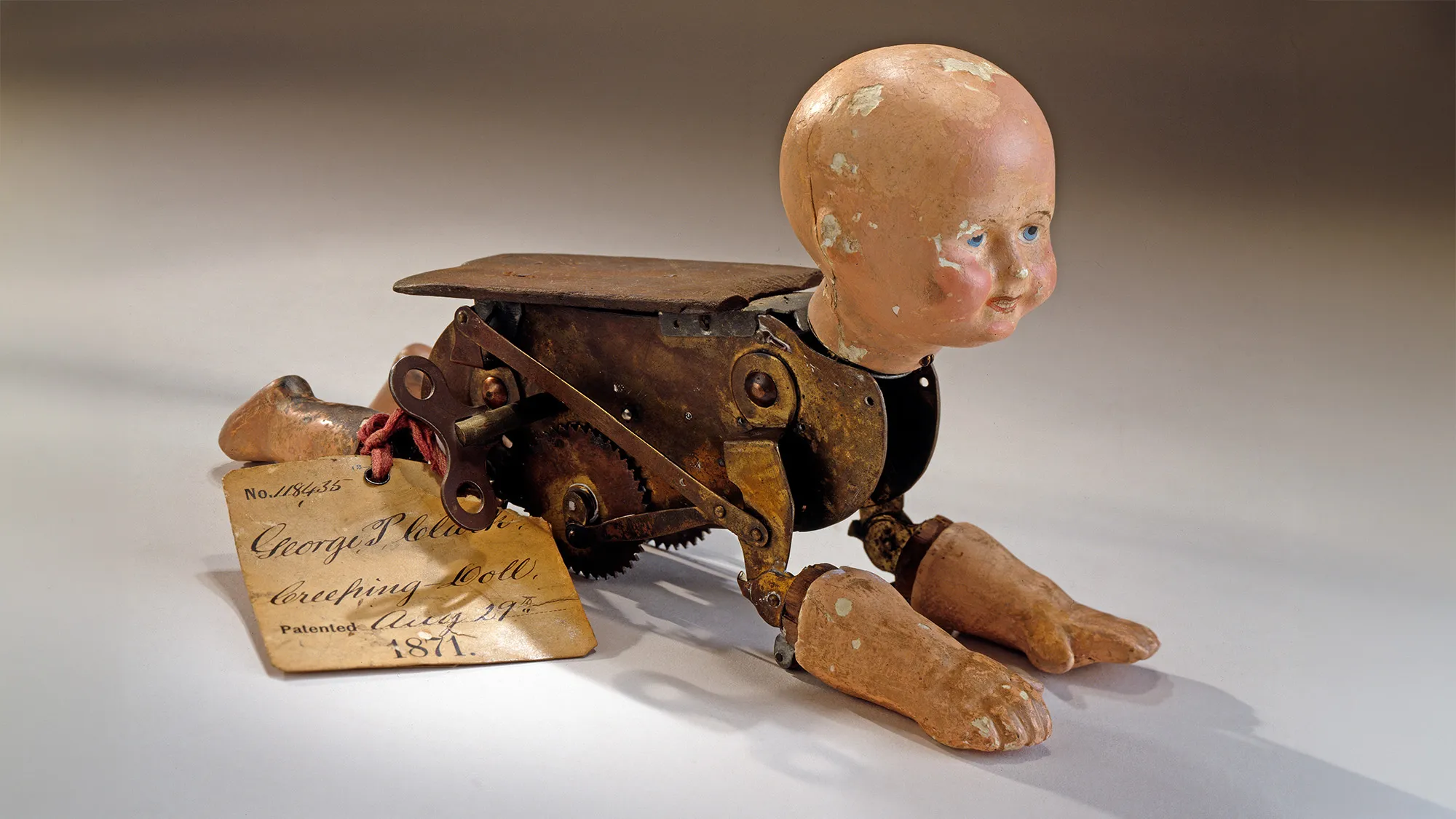 Creepy vintage baby doll