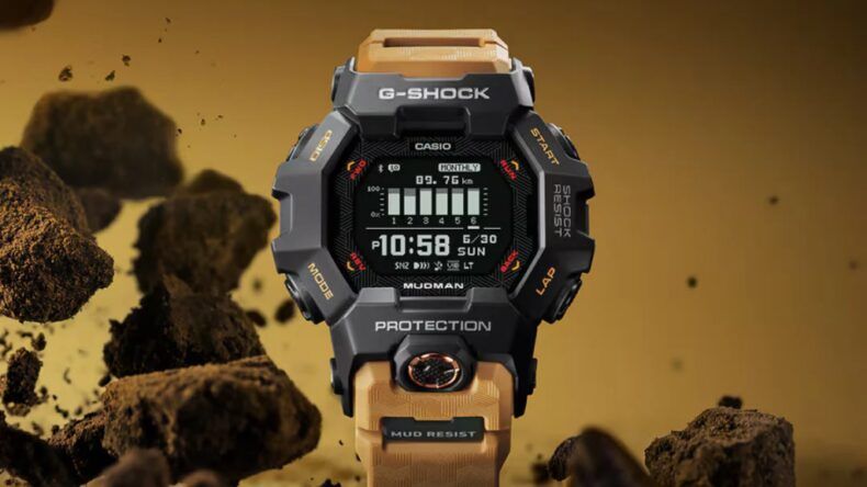 Casio представила три Mudman GDG-B100 с MIP-экранами и фитнес-функциями