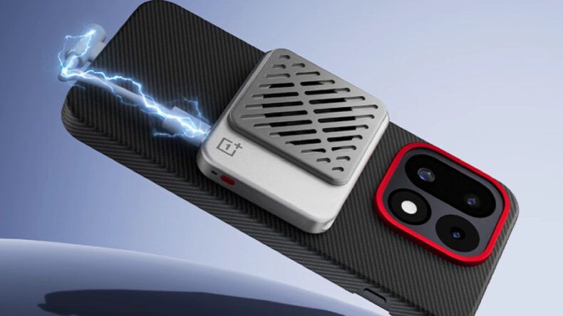 OnePlus показала магнитный кулер размером с карту и охлаждающим чипом