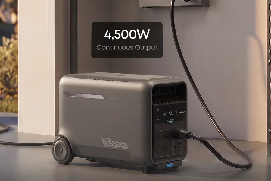 Anker Solix S5000 Charging